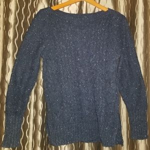 Cozy blue sweater by St. John's Bay